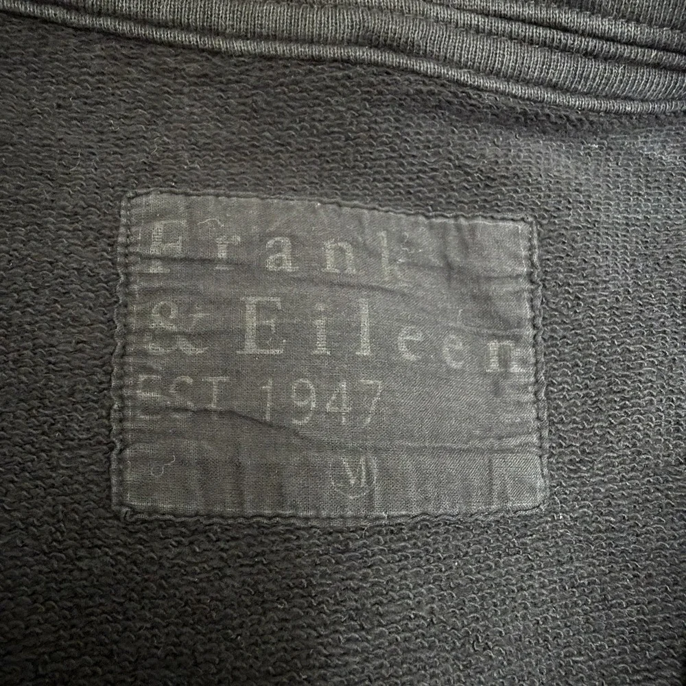 Frank & Eileen Womens Belfast Triple Fleece Peacoat Size M Black Double Breasted
